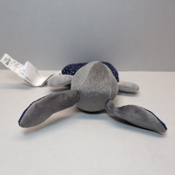 Ikea Gulligast Rabbit Bunny Baby Rattle Gray Blue Polka Dot Ring - Picture 4 of 7